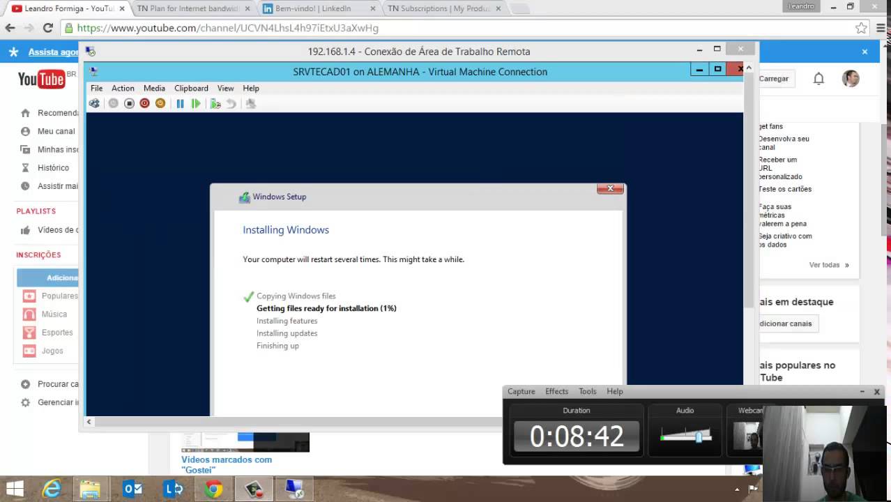 Instalando Windows Server 2012 R2 passo a passo