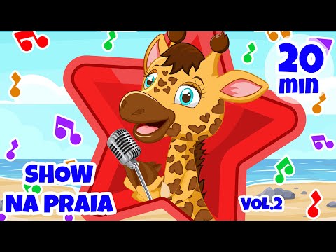 Show na praia Vol.2 - Giramille 20 min | Desenho Animado Musical