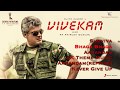 Vivekam Official Telugu Jukebox Ajith Kumar Kajal Aggarwal Anirudh Siva