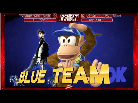 Revolt 2018 SSB4 Doubles G.Finals Shoe+King (Red) Vs. K9sbruce+Stroder (Blue)