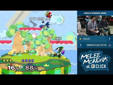 SAUS vs Immichaelbtw — Singles Winners Semis — Melee Mondays at Click #72