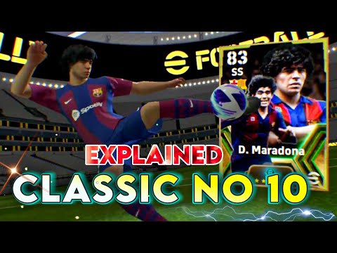 Classic No 10 😍 - Playstyle Explained in eFootball 2024!
