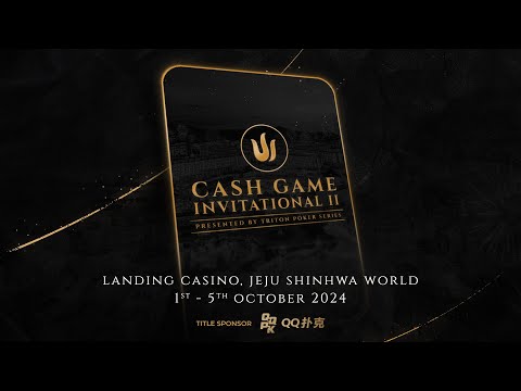 Official Trailer | Cash Game Invitational II Jeju | Triton Poker Series 2024