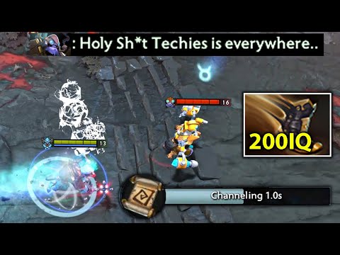 Techies is everywhere of the map - New 200IQ Builds toying 8k mmr