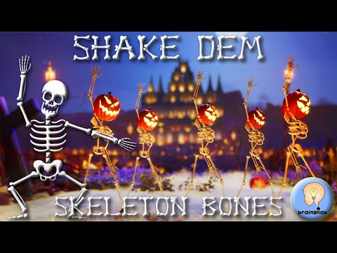 Shake Dem Skeleton Bones | Halloween Song | Body Parts