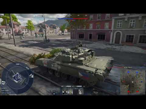 Russian Tank War Thunder: Sneaky T-80 Tank Gameplay!