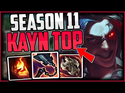 HOW TO PLAY KAYN TOP & CARRY GUIDE + Best Build/Runes | Kayn Guide Season 11 - League of Legends