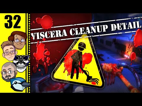 Let's Play Viscera Cleanup Detail Multiplayer Part 32 - Why Help When You Can Watch?