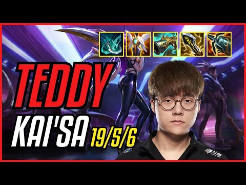 TEDDY - KAI'SA vs APHELIOS ADC - KR GRANDMASTER - PATCH 11.9