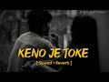 Keno Je Toke কেন যে তোকে Raj Barman Slowed Reverb Mon Jaane Na AK Relax Music