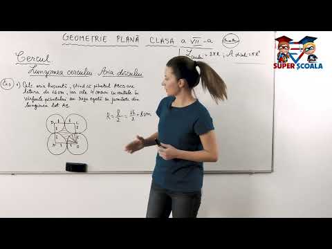 Clasa a VII-a - Lungimea Cercului. Aria Discului - Partea 3