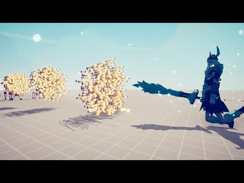 Dread King vs 5x EVERY GOD｜Totally Accurate Battle Simulator TABS