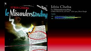 Idris Cheba (1982) Le Misunderstanding [12 Inch - 33⅓ RPM - Maxi-Single]