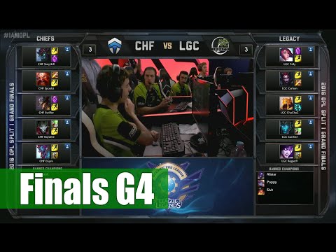 Chiefs vs Legacy | Game 4 Grand Finals OPL Spring 2016 | CHF vs LGC G4