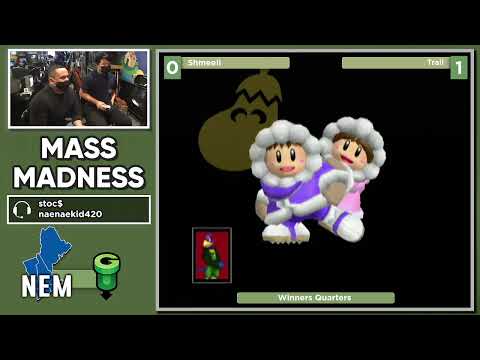 Mass Madness 38 SSBM - Shmeeli (Falco) vs. Trail (Ice Climbers) - Melee WQF