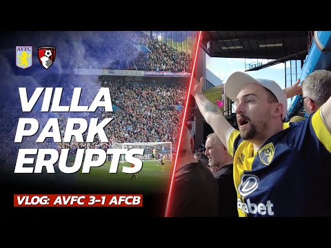 VLOG: Aston Villa Were LOUD! 🤕 Bournemouth BRUISED As Villains Champions League Charge Continues