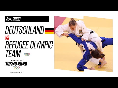 DEUTSCHLAND vs REFUGEE OLYMPIC TEAM | Judo Mixed Team - Highlights | Olympische Spiele - Tokyo 2020
