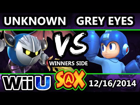 S@X - Grey Eyes (Megaman) Vs. CTRL | Unkn0wn (Metaknight, Palutena) SSB4 Singles - Smash 4 Wii U