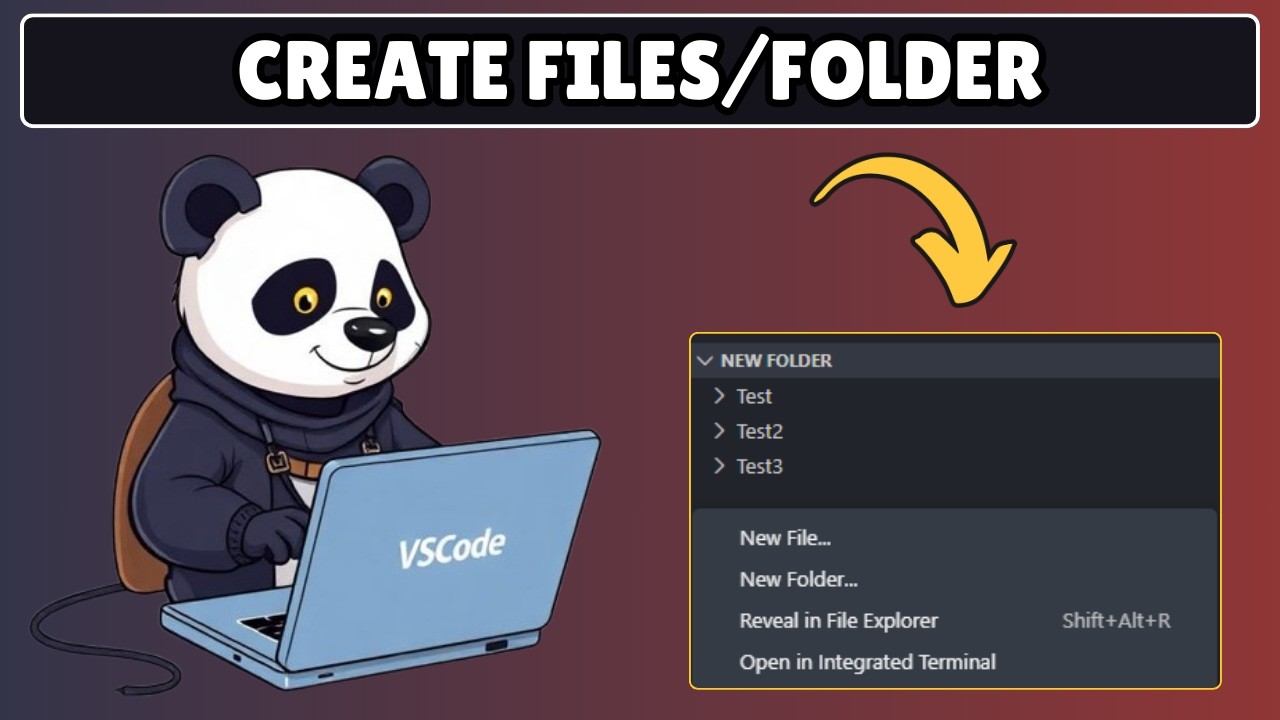 How to Create Files and Folders in Visual Studio Code