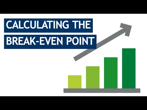CIMA BA2 And P1 Theory: Break-Even Points