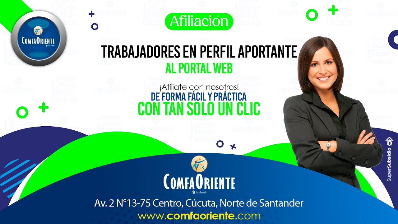 Tutorial para afiliar trabajadores desde el perfil en Afiliaciones en Línea de ComfaOriente