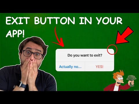 How to build an exit button for your iOS app [April fools's day] thumbnail