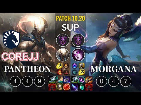TL CoreJJ Pantheon vs Morgana Sup - KR Patch 10.20