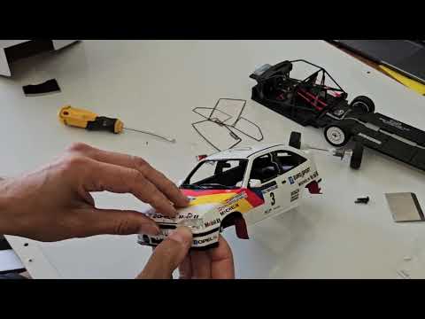 HOW TO DISASSEMBLY OTTO Mobile miniature OPEL Kadett GSi 1:18 scale Model Metalowy
