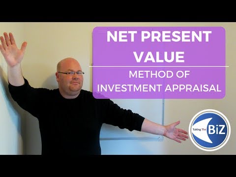 A level Business Revision - Net Present Value Method of Investment Appraisal