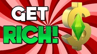 HOW TO GET RICH! ...in The Sims 4! (Without Cheats)