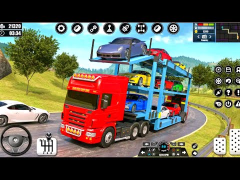 US Car Transporter Game 3D - Police Car Transporter Game - Android Gameplay #game