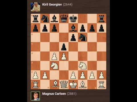 Magnus Carlsen vs Kiril Georgiev
