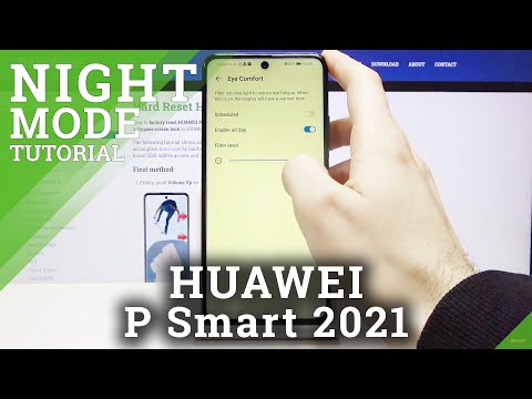 How to Enable Night Mode on HUAWEI P Smart 2021 - Night Mode Settings
