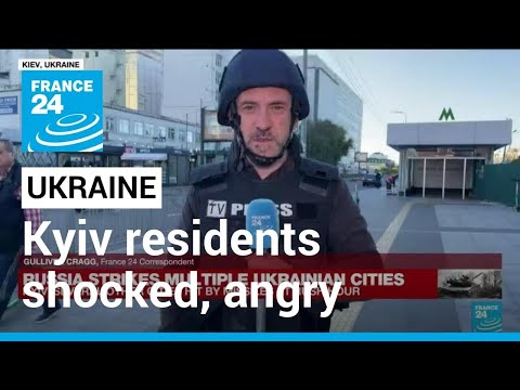 'Horrible and cruel': Kyiv residents shocked, angry after deadly Russian strikes • FRANCE 24