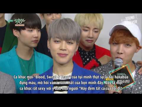 [VIETSUB] 161014 BTS (방탄소년단) - Music Bank Backstage