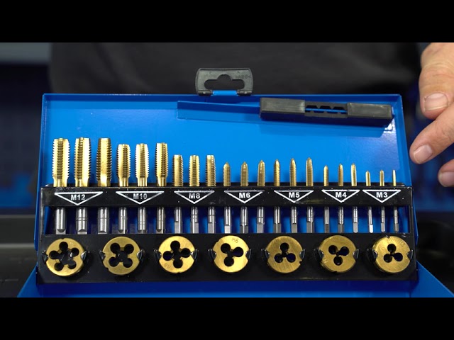 Vidéo teaser pour BRLLIANT TOOLS BT101950 TiN Gewindeschneidwerkzeug-Satz 32-TLG [Powered by KS TOOLS]