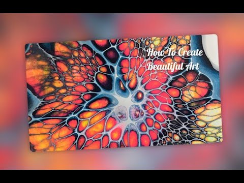 (268) Acrylic Pour Bloom Technique - Shelee Art Style - Just Spin!