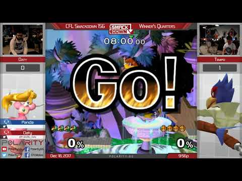 CFL Smackdown 156 Melee - Oaty (Peach) vs Tempo (Falco) - Winners Quarters