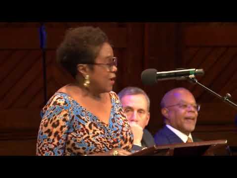Brandon Terry and Marcyliena Morgan:  Hutchins Center Honors - Du Bois Medal Ceremony (10-11-2018)