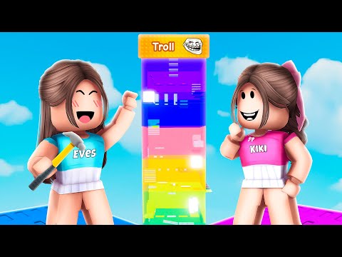 We Build Our Own TROLL TOWER in Roblox!