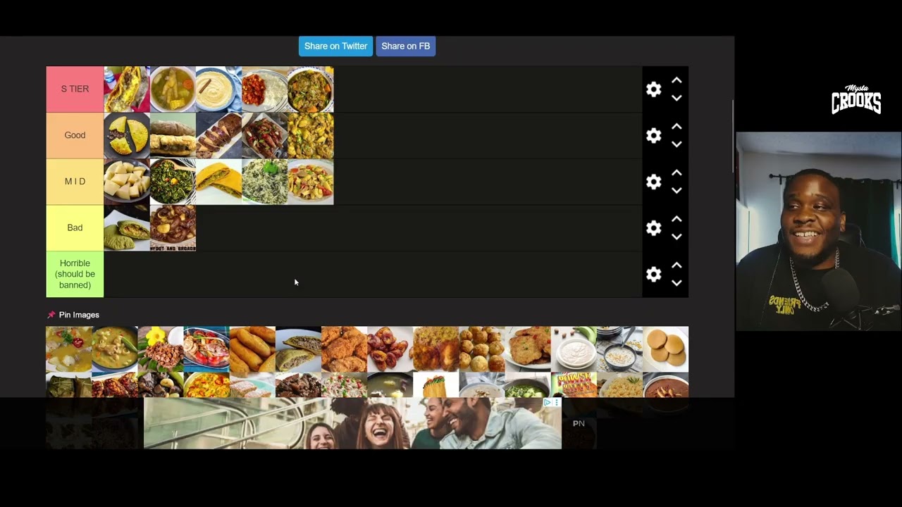 JAMAICAN FOOD TIER LIST 1