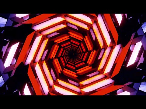 1 Hour Visual In Full HD / nr.381 / EDM Background Visualization VJ Graphics
