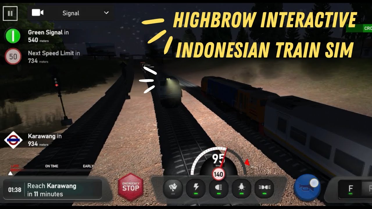 Highbrow Interactive Indonesian Train Sim | Driver training train simulator