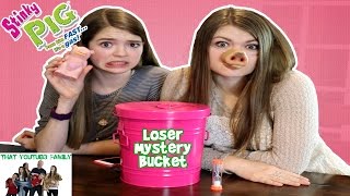 Playing Stinky Pig - Losers Get Mystery Bucket Item / That YouTub3 Family