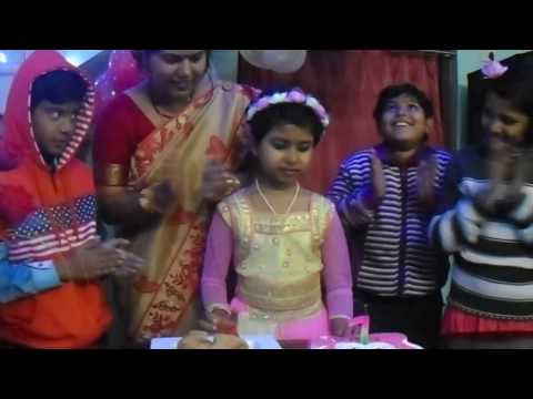 Birthday celebration,Rapti Rananya Baidya,Guskara,Burdwan ,West Bengal.