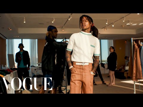 スウェイ・リーのポロシャツCFDA賞ルックの裏側｜Vogue (Behind Swae Lee's Backwards Polo Shirt CFDA Awards Look | Vogue)