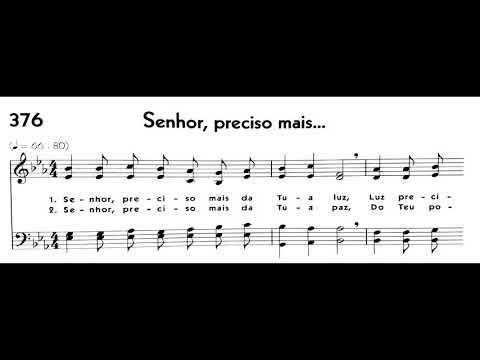 Hinário 5 CCB - Hino 376 - Senhor, preciso mais... - Strings - Teclado Yamaha PSR S670