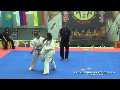 Open Ukraine Cup (WKO), Semifinal -55 Eismunt Anastasiya (UKR) - Alieva Djunai (RUS)