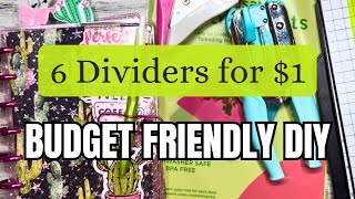 How To Make Dividers On A Budget - 6 Dividers For A Dollar