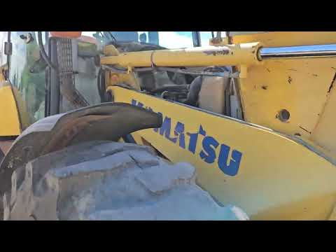 Komatsu WB93S-5, excavator loader